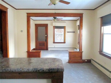 Looking out from the kitchen...