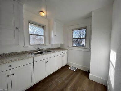 Kitchen before rented