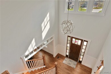 Overlooking foyer.