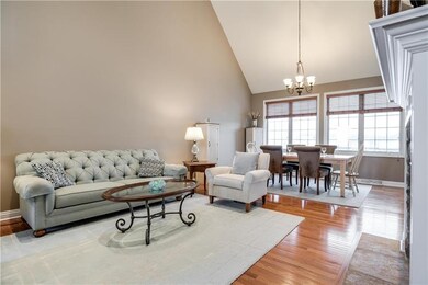 Wall of windows in Dining Room area of Two Story G