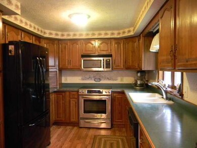 Kitchen. This gorgeous kitchen has plenty of cabin