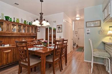 The Dining Room is open to the Kitchen and the Liv