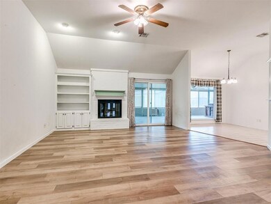 Large Living room with gas fireplace
