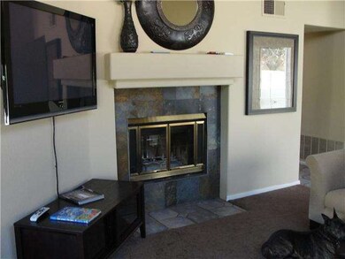 Fireplace is also shared by the Family Room on the