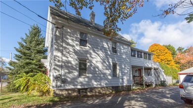 Side view of property