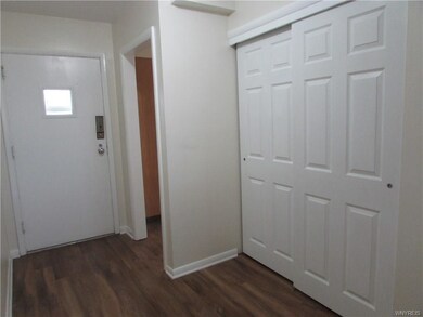 Foyer area off of front door entrance with double 