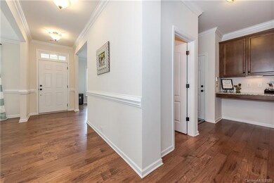 Drop Zone and computer niche near garage door entr