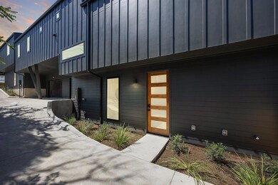 Entrance to property featuring board and batten s