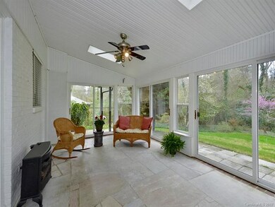 Large Sun Room with a gas heater