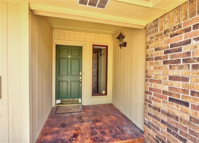 Covered front porch.