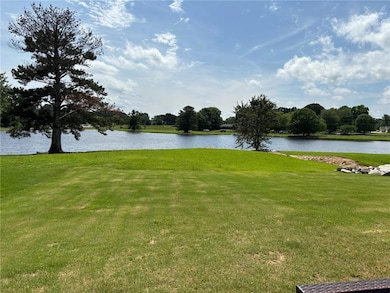 Lake view from the backyard patio