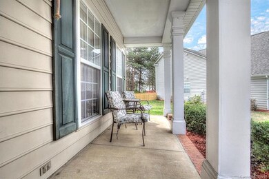 Covered front porch