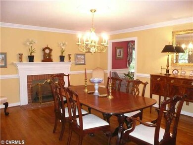 Dining Room - Formal Dining Room with Fireplace