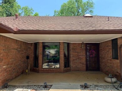 Covered front porch