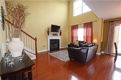 TWO STORY GREAT ROOM WITH WOOD BURNING FIREPLACE, HARDWOOD FLOORING, AND OPEN TO KITCHEN AND EAT-IN SPACE! 201 NASHUA COURT, MURFREESBORO, TN 37128