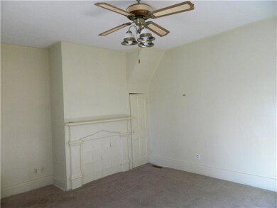Living Room. Spacious living room with decorative 