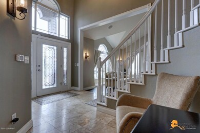 Two Story Entry w/Tile Floor