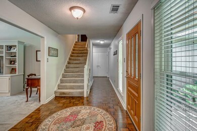 Stairway leading to the second level