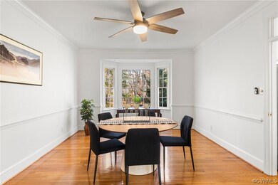Dining room featuring light hardwood / wood-style