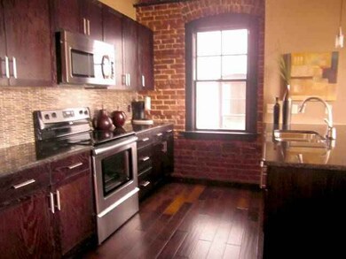 Stainless steel appliances, granite counters, and all the conveniences you would expect.  We pride ourselves on our sound system.  Our units are especially quiet due to the high quality sound system and high quality windows.