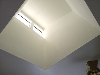 high ceiling w/windows for extra natural light