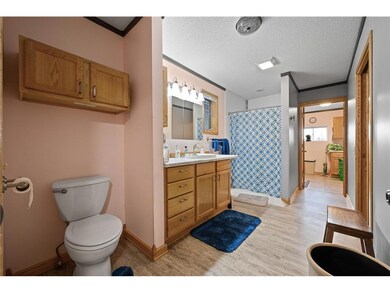 Large Main floor Bathroom with a roll-in Shower