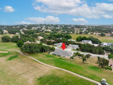 Aerial perspective of suburban area featuring a t