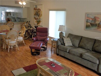 The living area.  The bikes in the rear of photo c