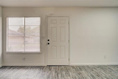 Front door enters into living area