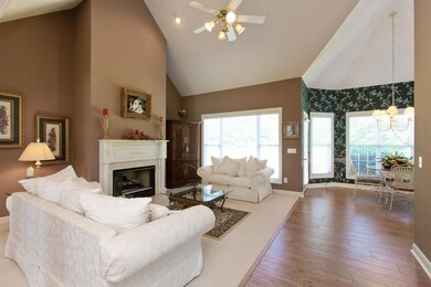 Gas fireplace and beautiful hardwoods!