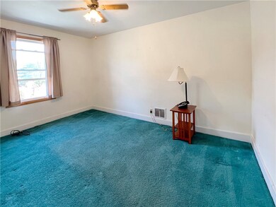Master bedroom on second floor