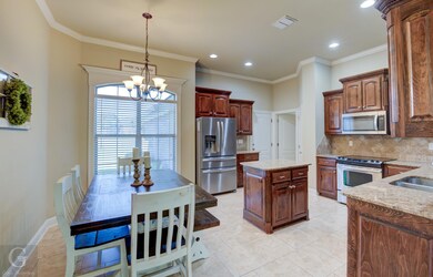Kitchen with eat in dining