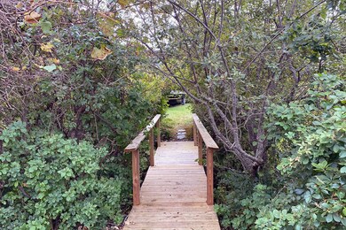Bridge connecting houses