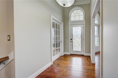 Inside front door