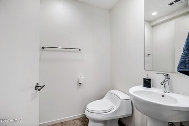 Half Bath in entry