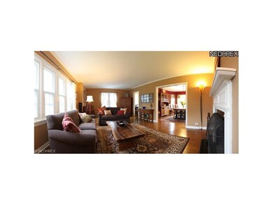 Formal Living Room w/Wood Burniing Fireplace.  Win