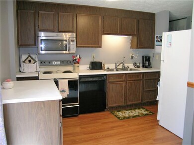Kitchen open to Dining Room; updated laminate floo