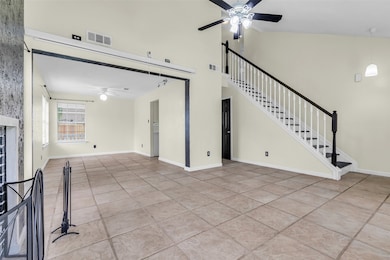 From this corner of the living room, you can see t