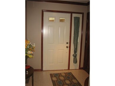 Foyer. Large foyer entrance with ceramic floors an