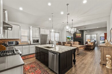 Open living spaces.