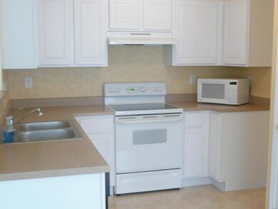 Kitchen when tenants moved in.
