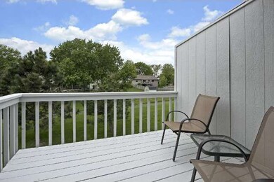 The 10' x 8' deck is a great place to relax and en