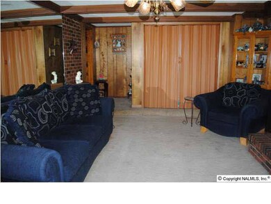 A view of the laundry area in the back of the family room.