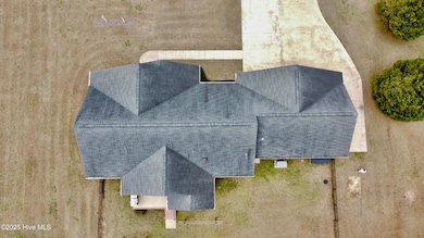 Aerial view of roof line
