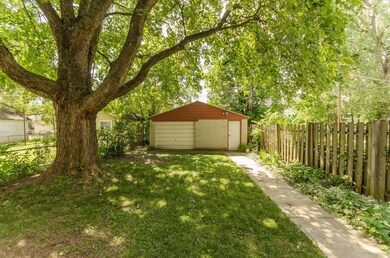 Rear back yard