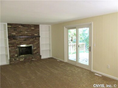 Family Room new slider to a big deck