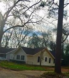 SIDE VIEW FROM THE STREET.  TALL, TALL TREES CREAT
