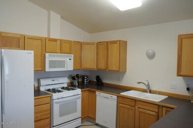 Kitchen With Built-In Microwave