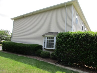 Side view of dwelling