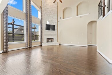 Beautiful Two-Story  Fireplace.